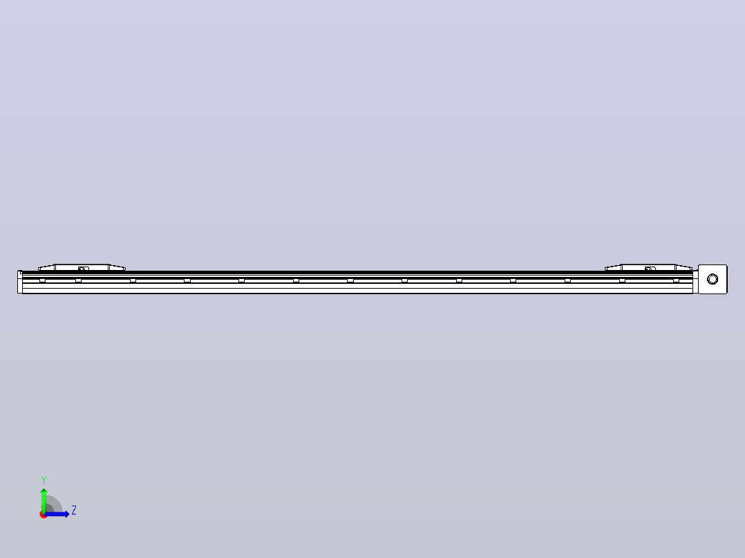 皮带直线轴双滑块型TPA-GCBS-150-P80-L650-DL-M75-N3左视图