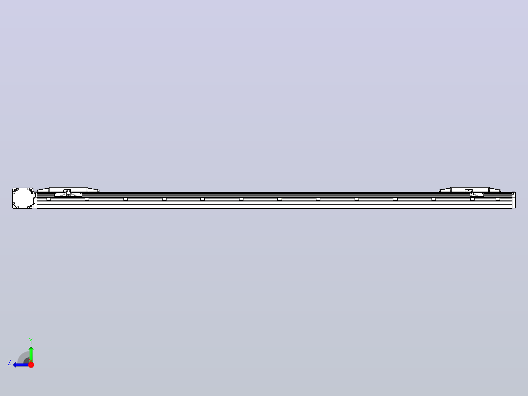皮带直线轴双滑块型TPA-GCBS-150-P80-L650-DL-M75-N3右视图