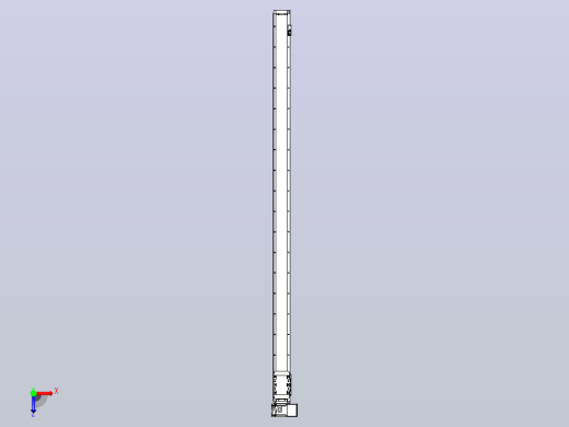 机器人皮带驱动直线轴TPA-GCB-80-P60-L1700-RU-M20-N3俯视缩略图