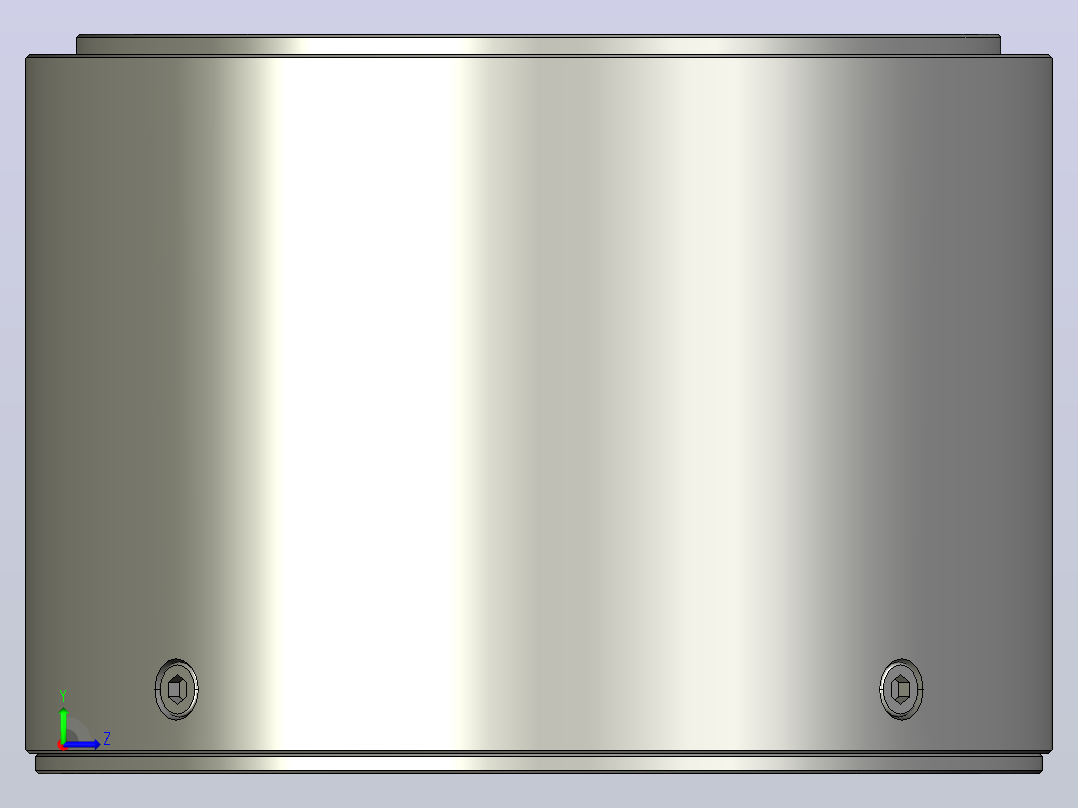 法兰式三轴力传感器 LCM3D-A左视图