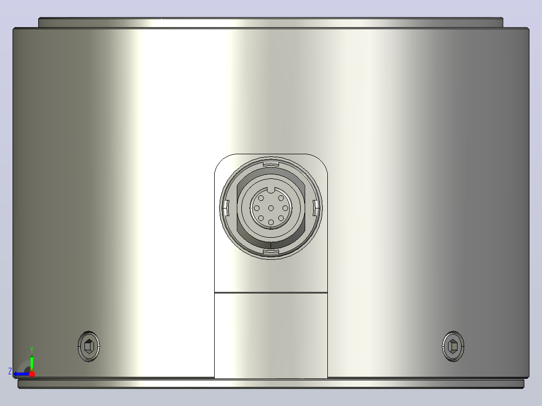 法兰式三轴力传感器 LCM3D-A右视图
