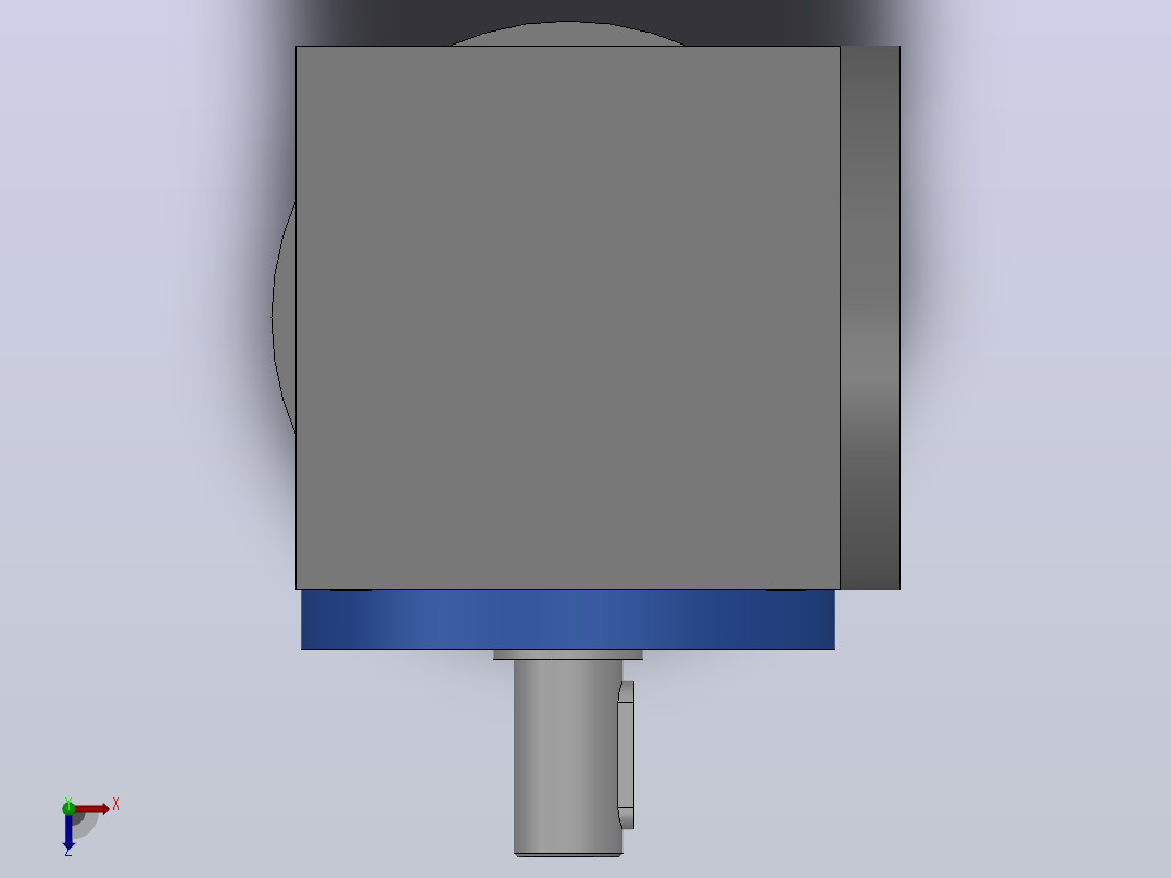 HDF09-HDF28螺旋锥齿换向器(寅通)[HDF-11-1-B]俯视图