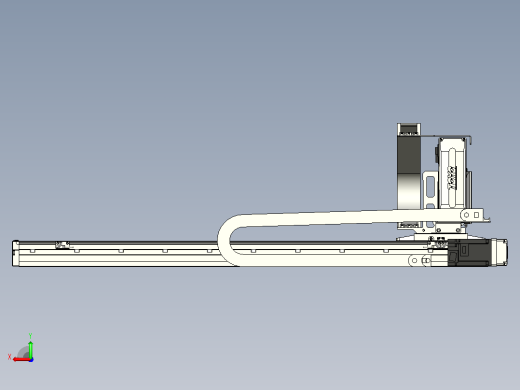 XYGT440-A4-A-850-400-M-C-001负载3-57KG 丝杆模组 XY悬臂组合 XYGT440-A4 替换台湾TOYO东佑达滑台直线模组后视缩略图