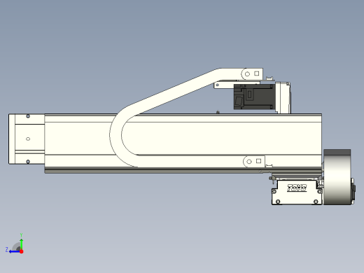 XYGT440-A4-A-850-400-M-C-001负载3-57KG 丝杆模组 XY悬臂组合 XYGT440-A4 替换台湾TOYO东佑达滑台直线模组右视缩略图