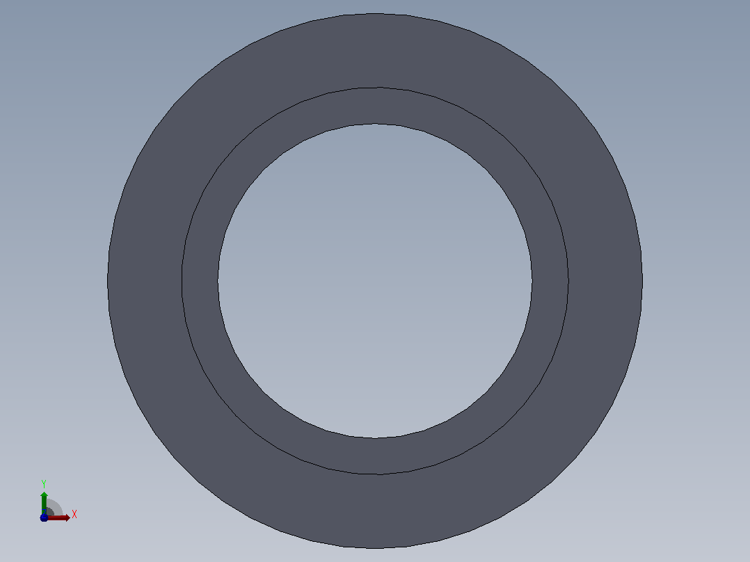 多套GBT301推力球轴承3D模型Solidworks设计前视图