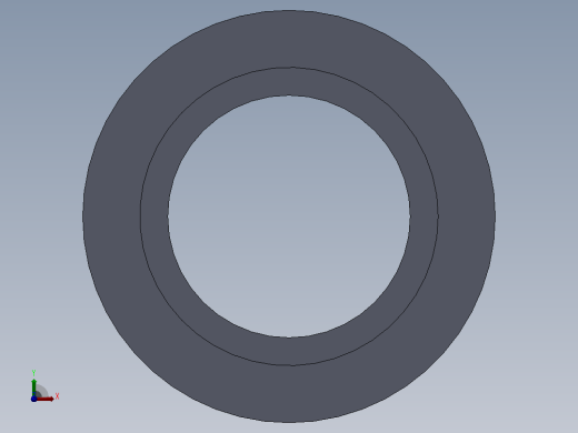 多套GBT301推力球轴承3D模型Solidworks设计前视缩略图