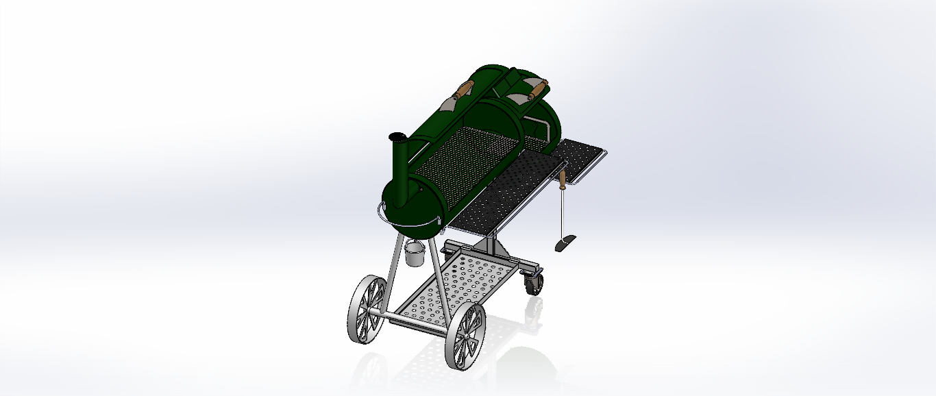 BBQ-1烧烤架小推车