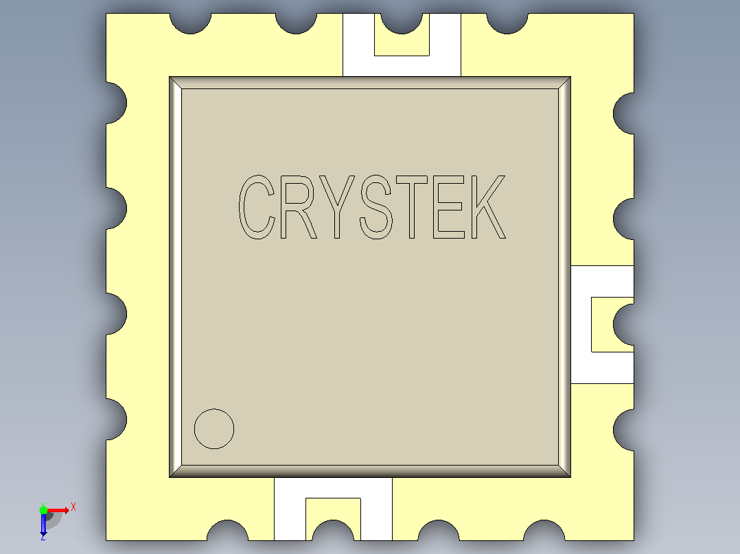 crystek cvco55压控振荡器vco 1快照4俯视图