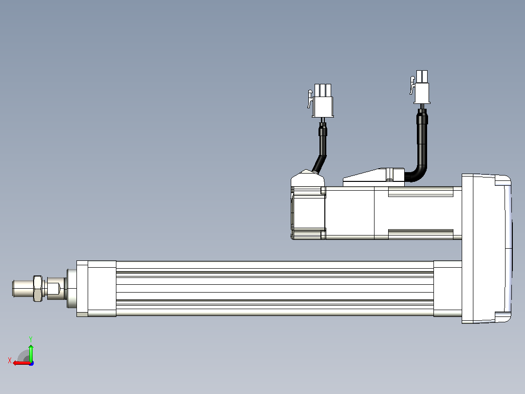 轻载电动缸TPA-ESR25-1002C-L150-MR-FA-W-P10-C3后视图
