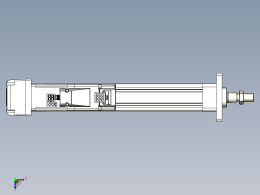轻载电动缸TPA-ESR25-1002C-L150-MR-FA-W-P10-C3俯视缩略图