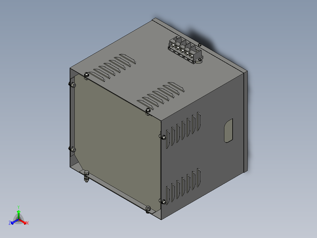 JMB-3000照明变压器三维模型 202012主视图