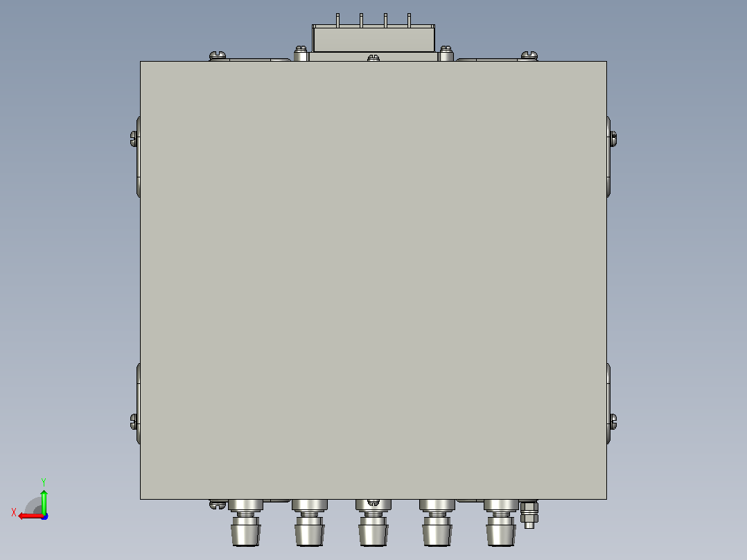 JMB-3000照明变压器三维模型 202012后视图