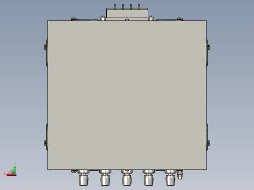 JMB-3000照明变压器三维模型 202012后视缩略图