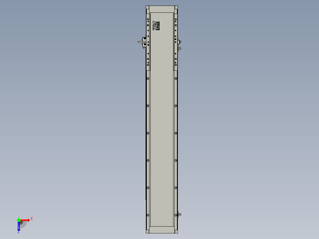 直驱直线电机轴TPA-LNP3-140-55C4-1-L660-3-C-10-N3俯视图