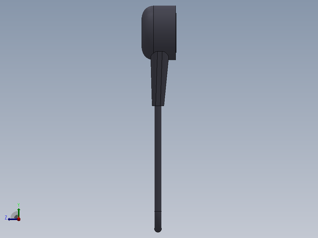 防静电连接电缆DK10 环形接头5mm_防静电连接电缆DK10 环形接头5mm右视图