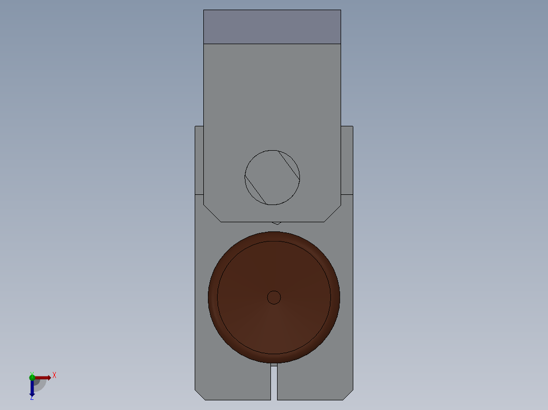 自动锁螺丝机构sw12可编辑俯视图