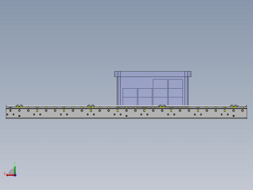 使用了马达滚轮的滚轮传送带后视缩略图