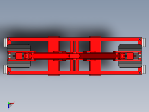托盘稳定器卡车罐车俯视缩略图