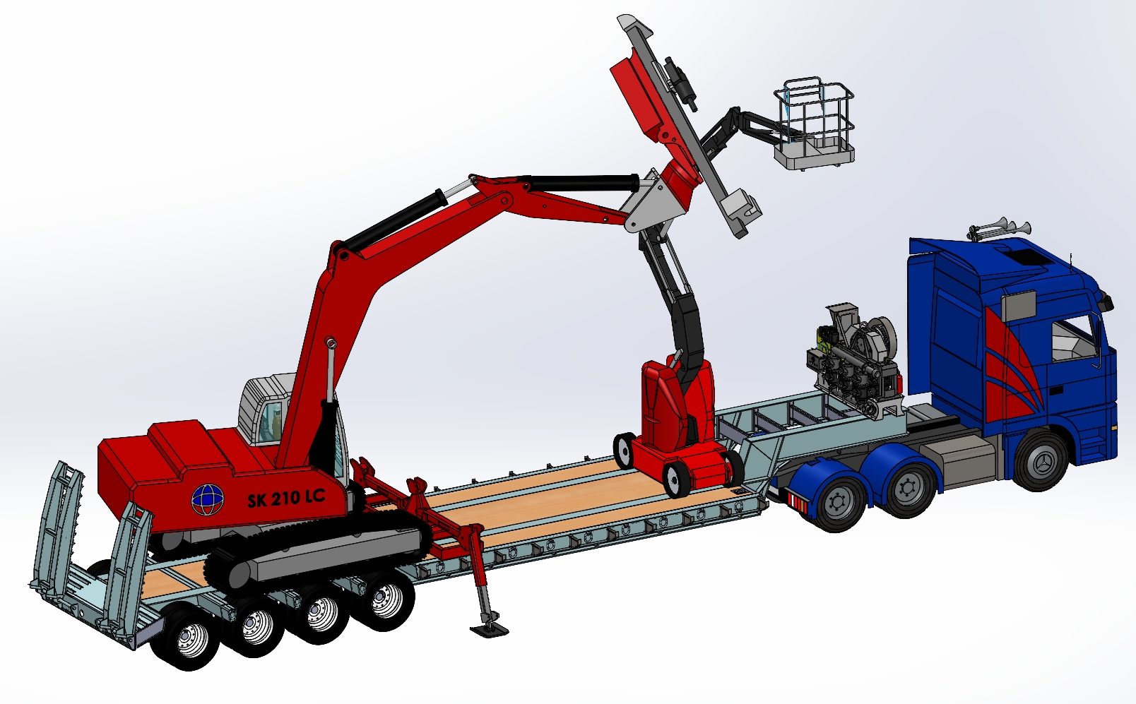 托盘稳定器卡车罐车