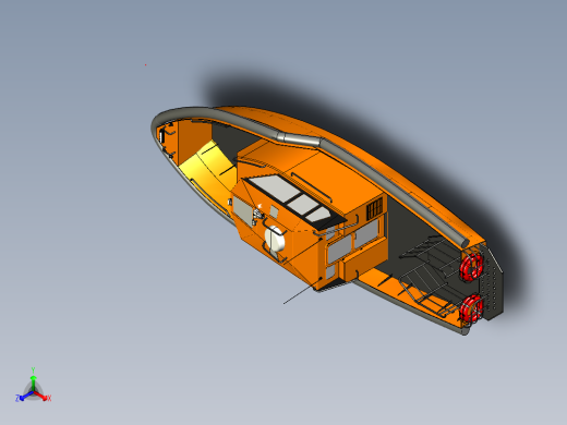 简易救援艇草图3D建模 RHINO设计(1)