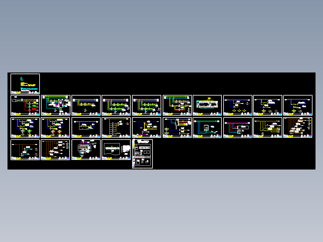 13.恒压供水PLC控制图纸