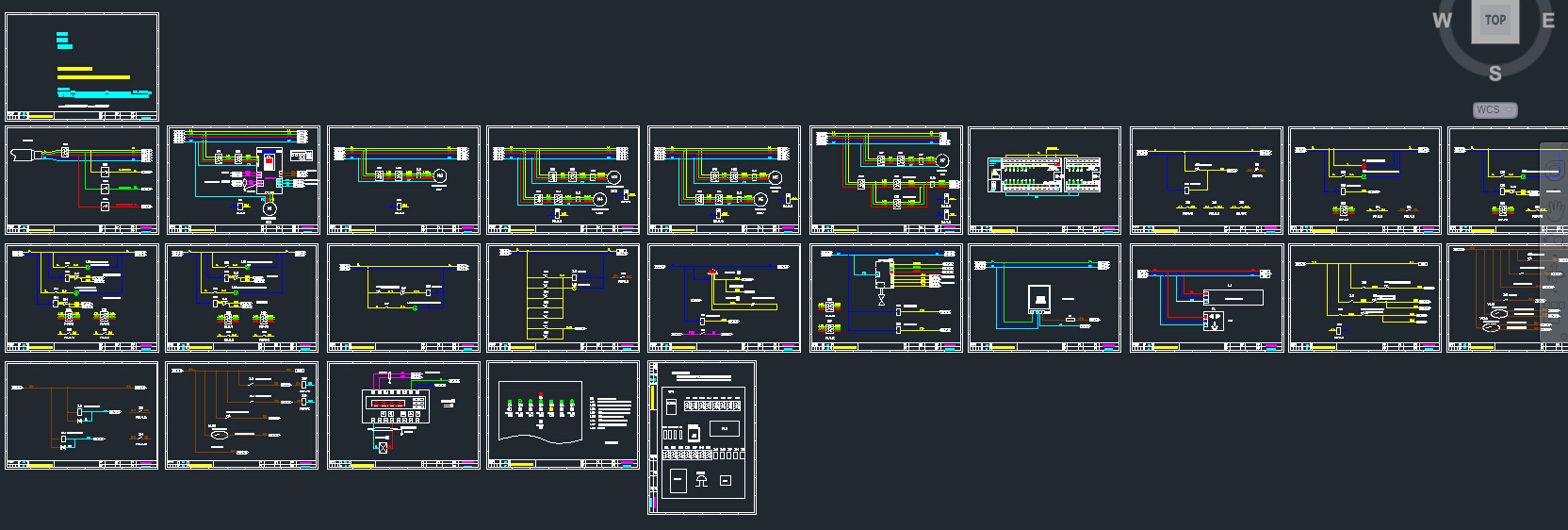 13.恒压供水PLC控制图纸