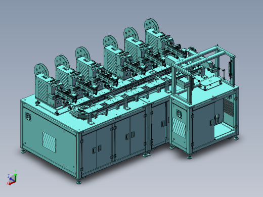 B7_六工位贴合机（已生产）自动上料六工位循环贴膜贴标机