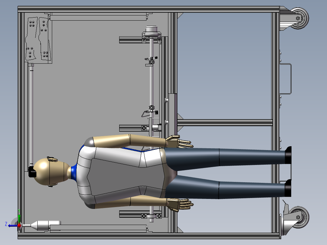 自动插入式支架制造机设计右视图