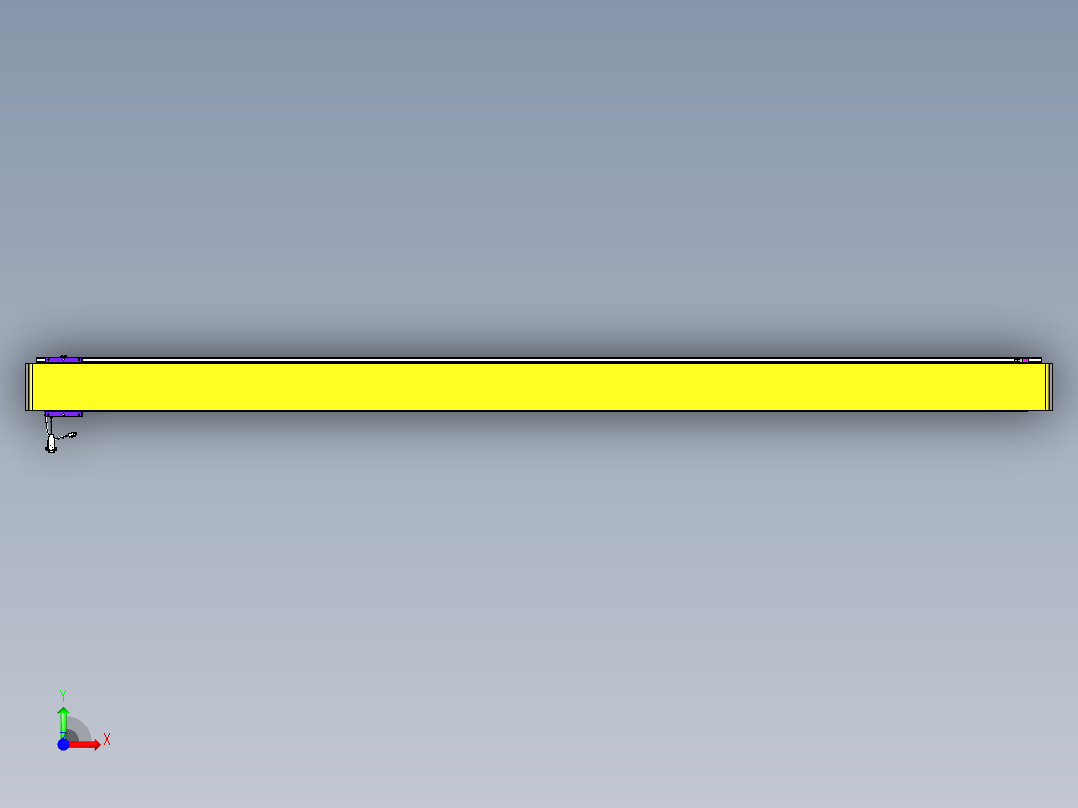 威洛博VL系列直线电机模组-VL14S1-S2800前视图