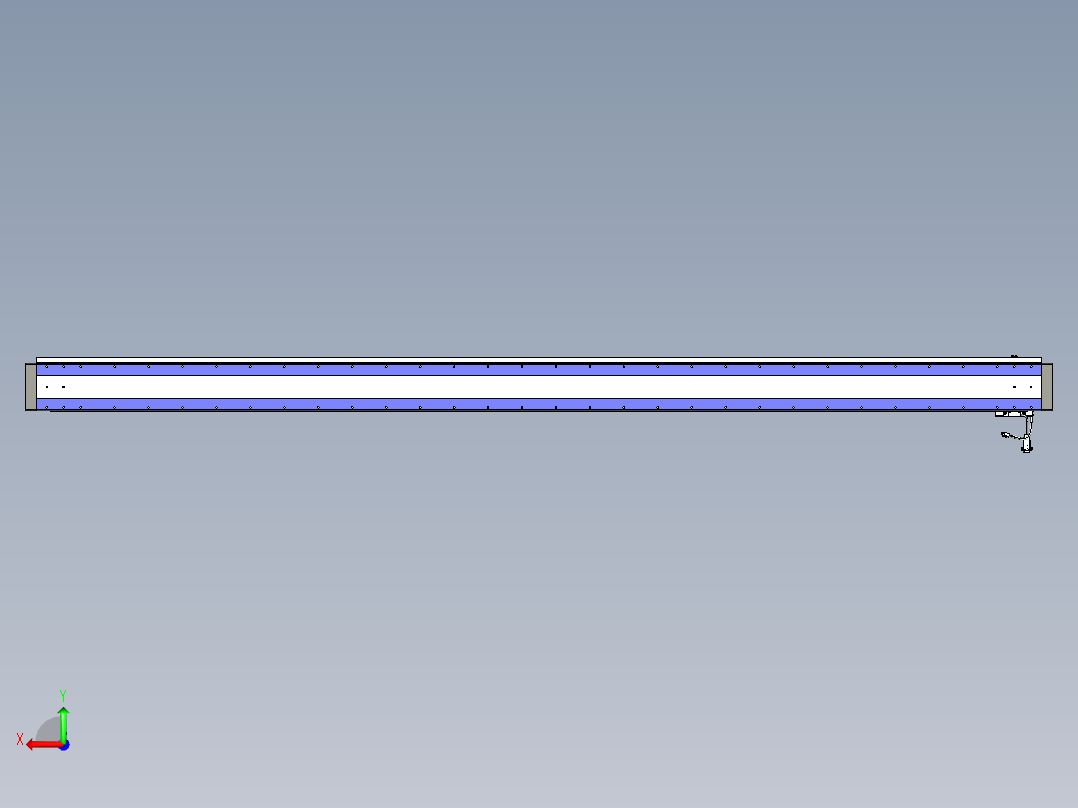威洛博VL系列直线电机模组-VL14S1-S2800后视图