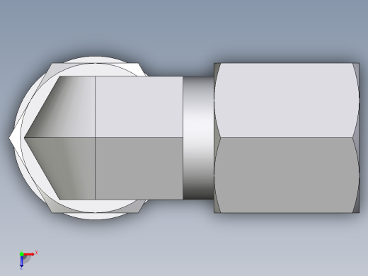 卡套式工业通用硬管接头EO_Adjustable_Locknut_elbow_WEE06SMCF俯视缩略图