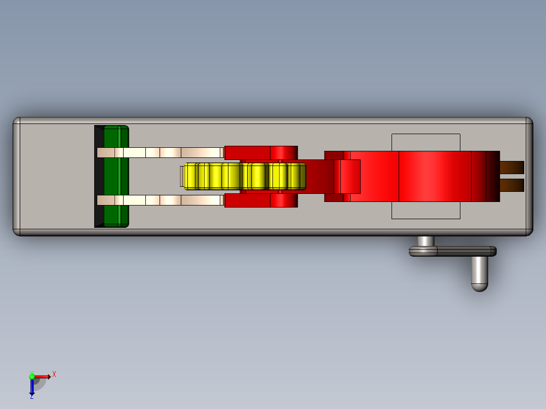 可动清洁女工玩具俯视图