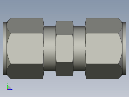 卡套式工业通用硬管接头12_hbu-s左视缩略图