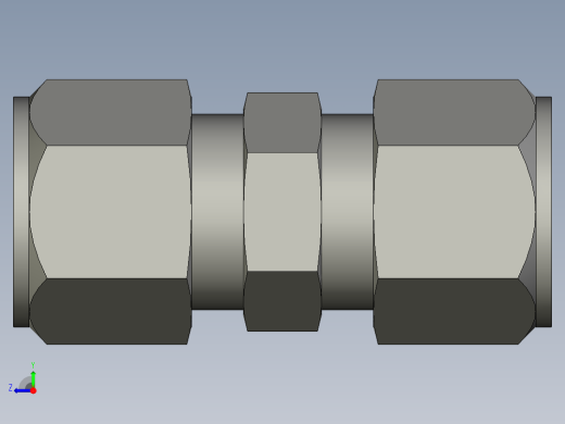 卡套式工业通用硬管接头12_hbu-s右视缩略图