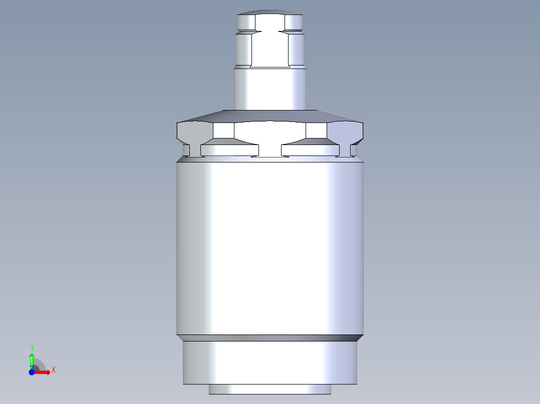 KOSMEKLD0262-x-ES多系列多零件图纸模型前视图