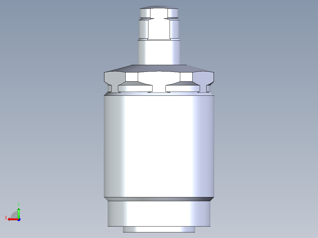 KOSMEKLD0262-x-ES多系列多零件图纸模型后视图