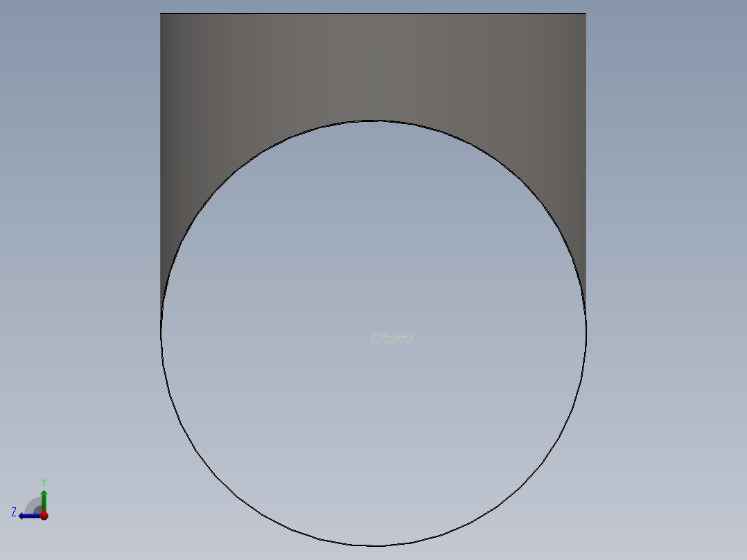 hvac round duct tee右视图