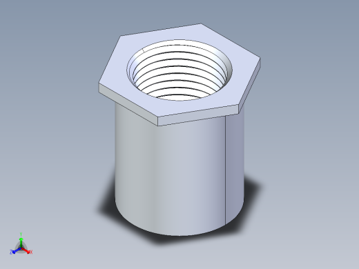 聚氯乙烯配件17-Sch80_ReducerBushing_FPTxSPIG_838-101_0.75in x 0.5in正等轴测缩略图