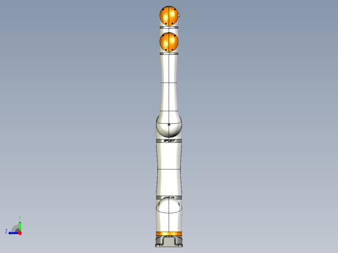 埃夫特efort_ecr5_928六轴协作机器人资料右视图