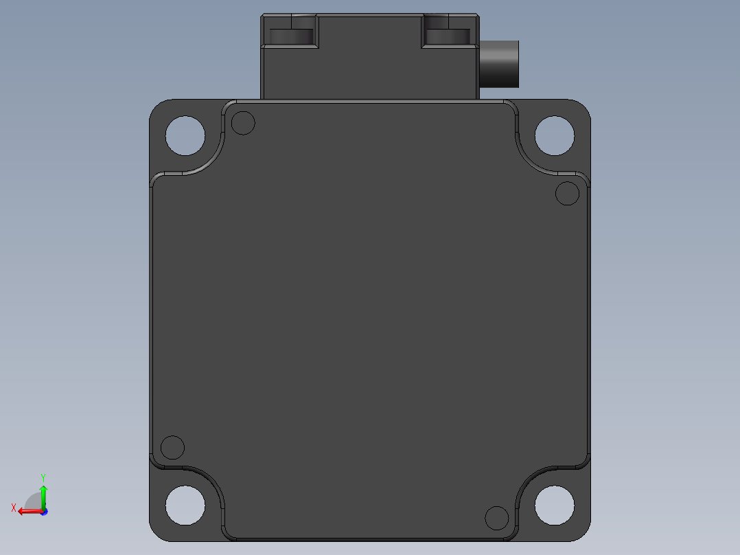 2304HS42D8 汉德保步进电机后视图