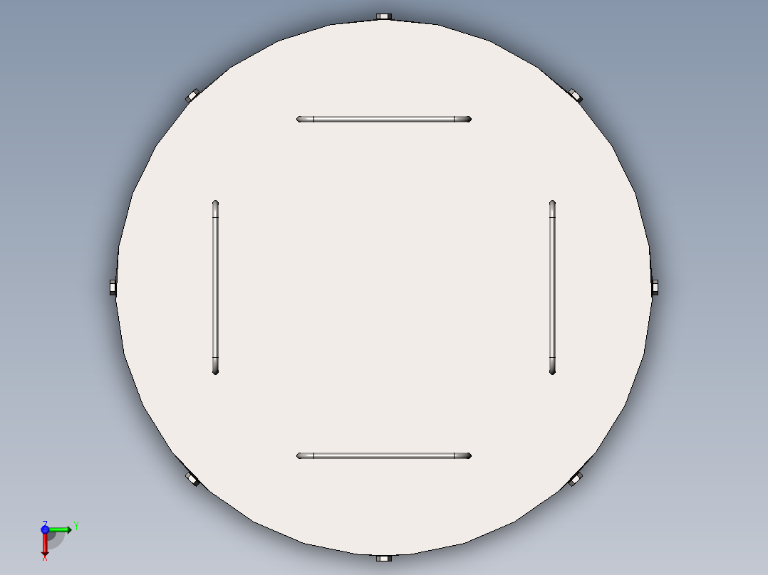 人孔直径=800俯视图