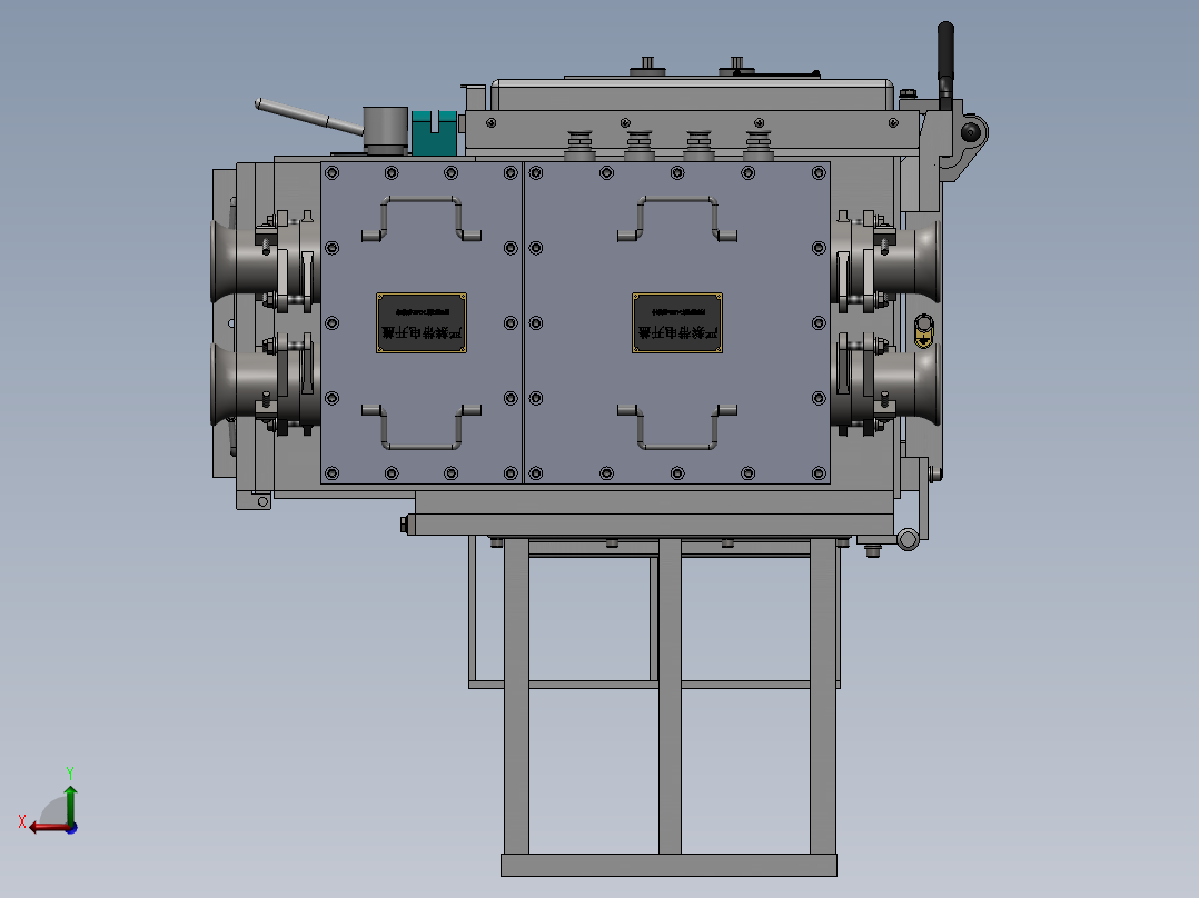 矿用隔爆兼本质安全型交流变频器841717==160后视图