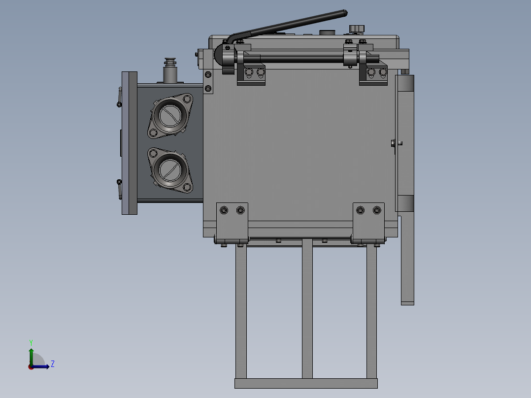 矿用隔爆兼本质安全型交流变频器841717==160左视图
