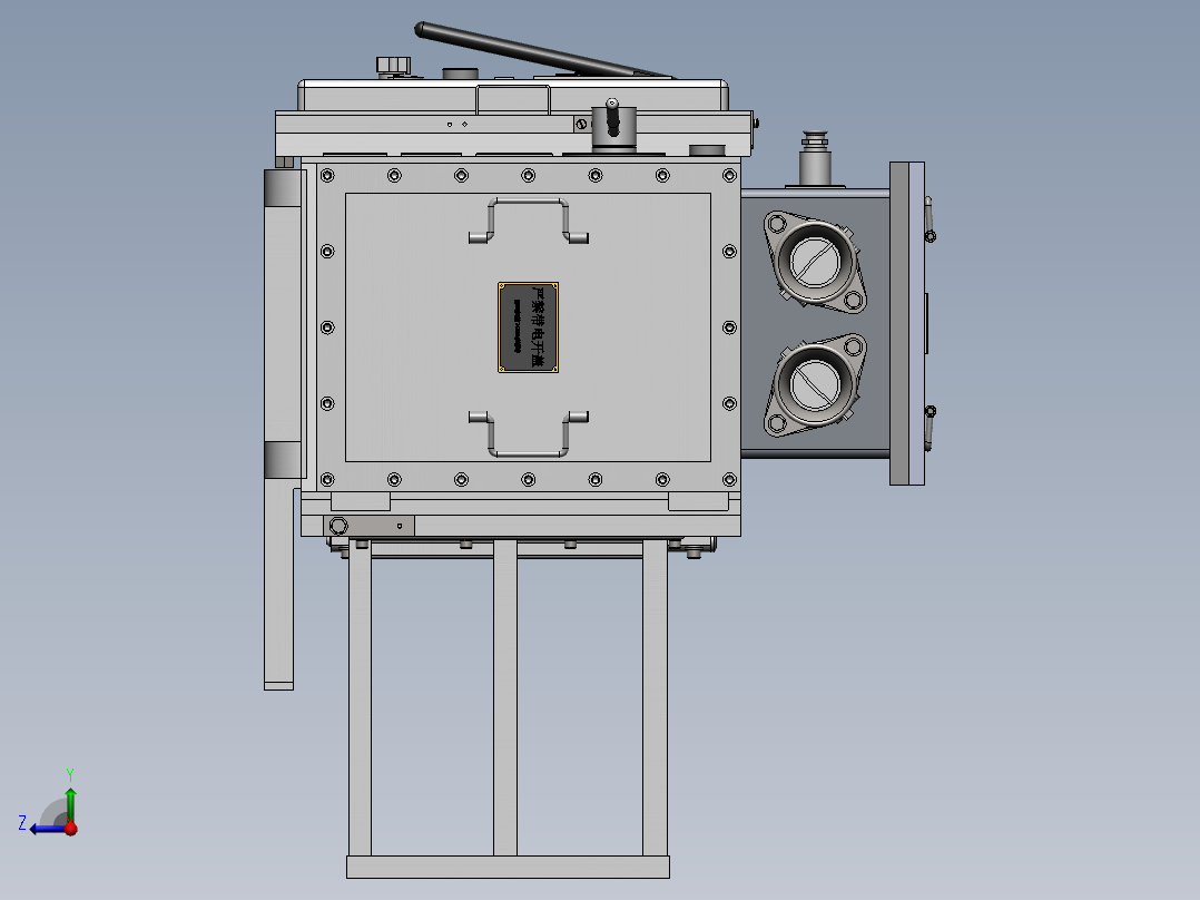 矿用隔爆兼本质安全型交流变频器841717==160右视图