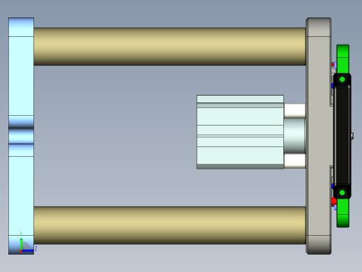 siva-aim笔记本CNC工装夹具三维模型-CNC2左视缩略图