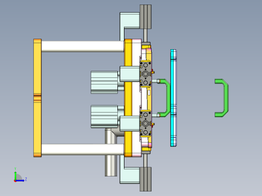 AAPA0-TRIM-笔记本CNC工装夹具三维模型CNC5-20170322左视缩略图