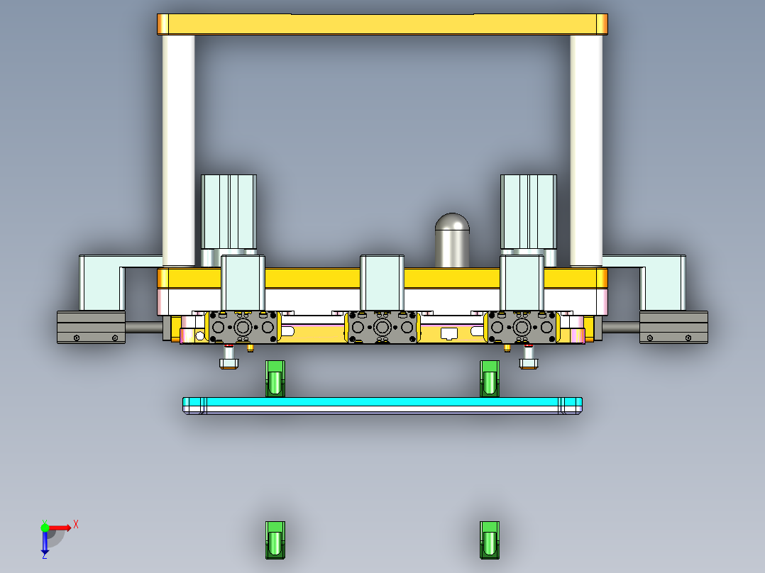 AAPA0-TRIM-笔记本CNC工装夹具三维模型CNC5-20170322俯视图