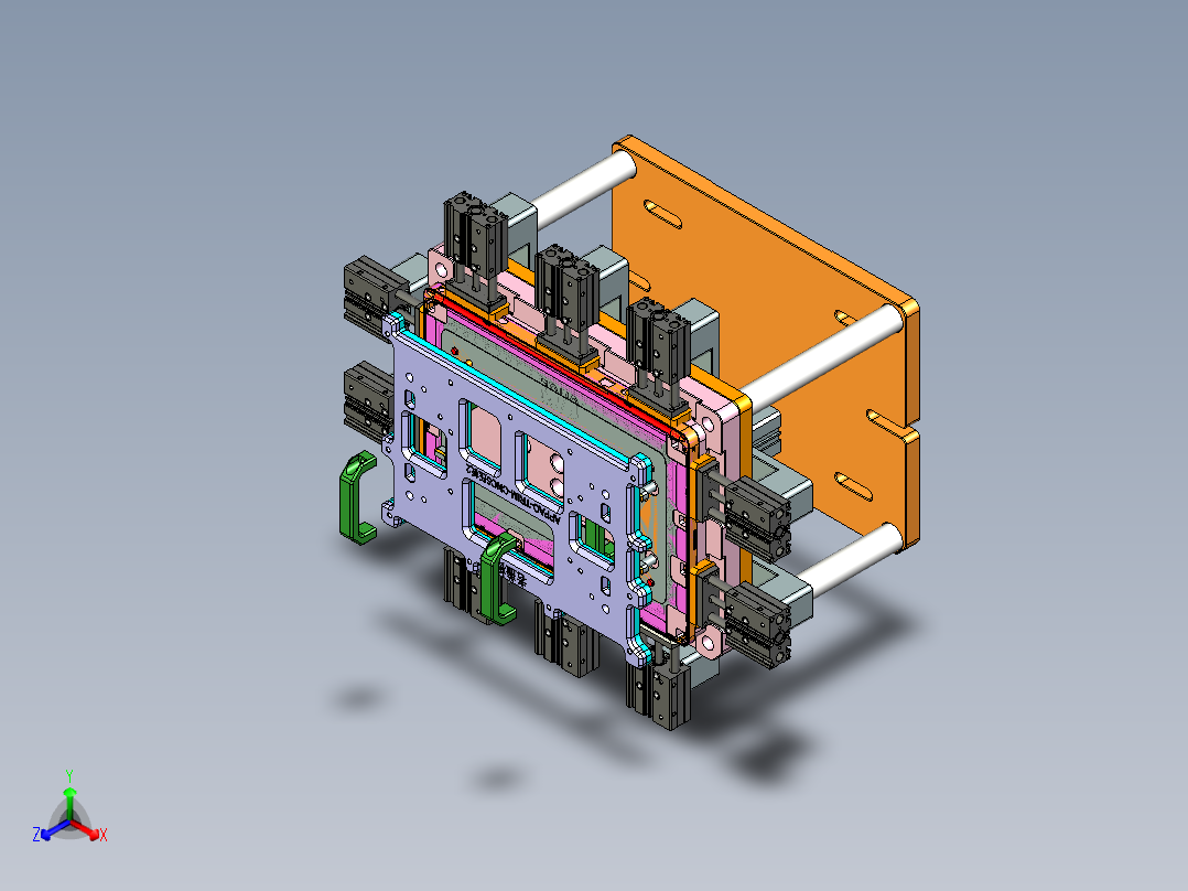 AAPA0-TRIM-笔记本CNC工装夹具三维模型CNC5-20170322正等轴测图