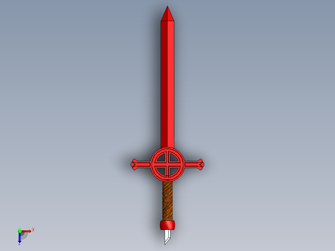 剑、宝剑(89)俯视图