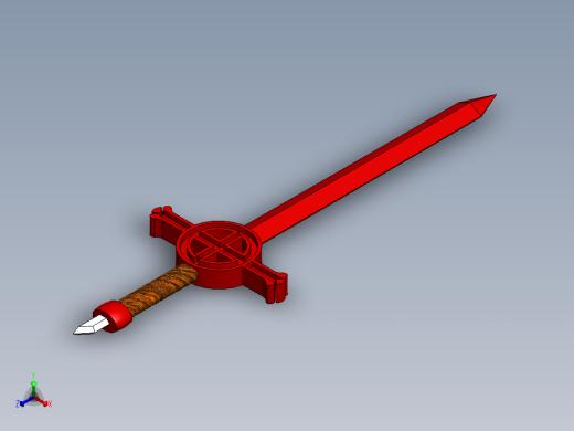 剑、宝剑(89)正等轴测缩略图